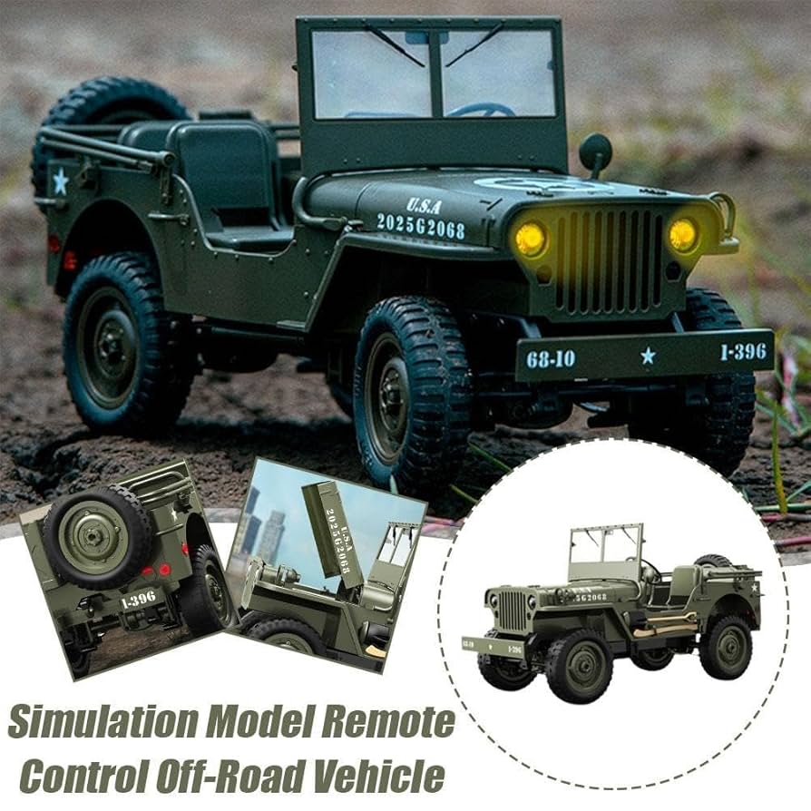 Amazon.co.jp: C8815 RCカー 1941 ウィリス 2.4g 4WD RTR